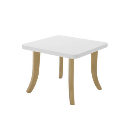 Stolik Biały Kwadratowy