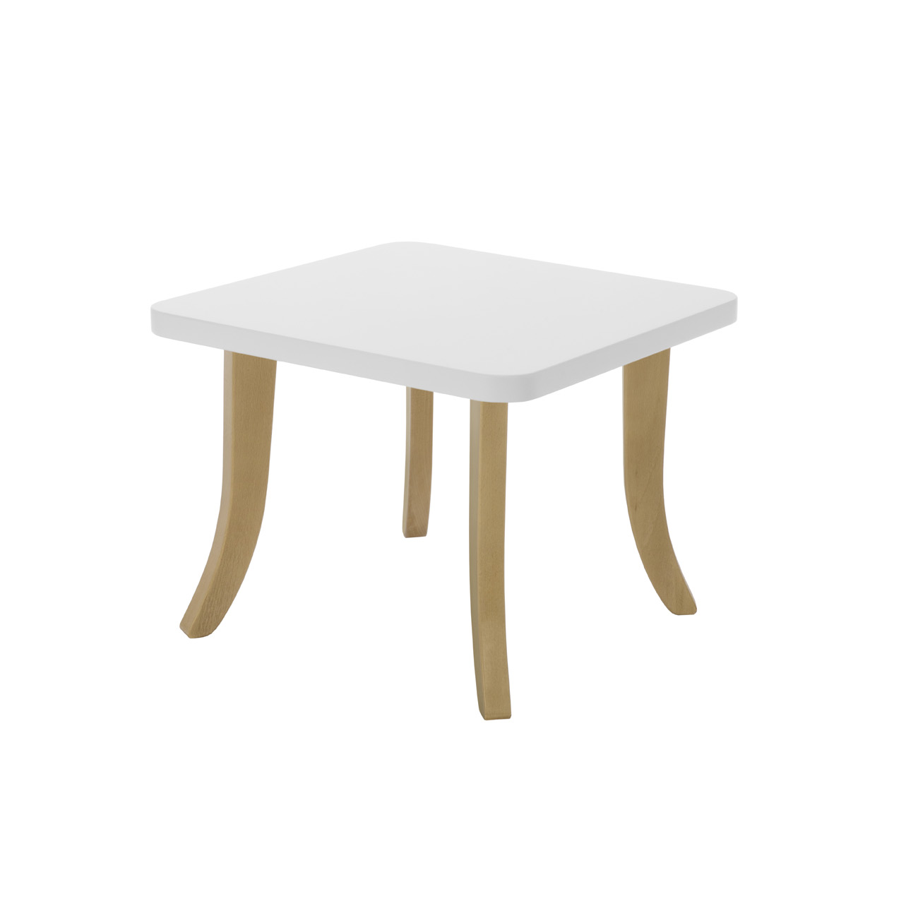 Stolik Biały Kwadratowy