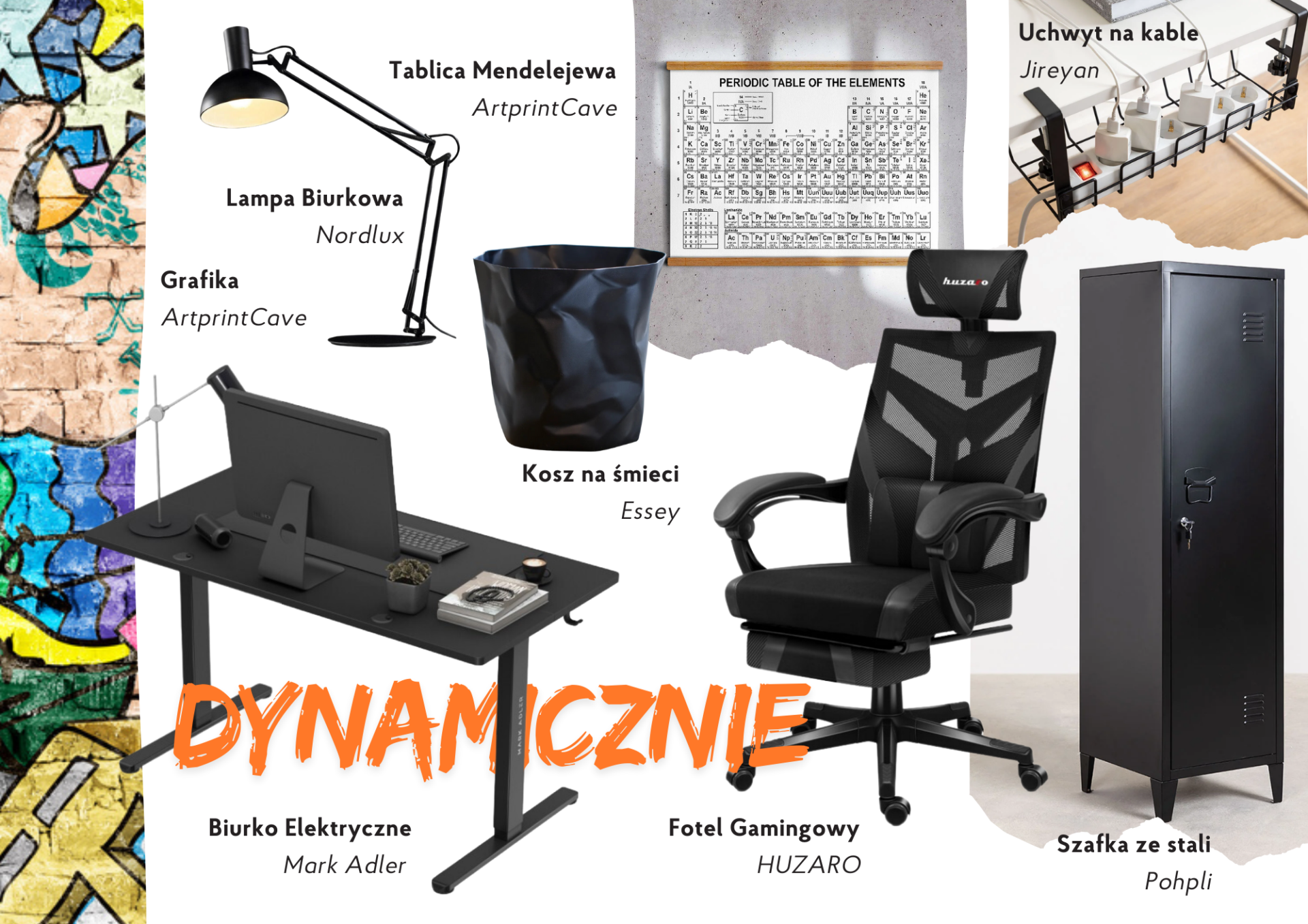 Moodboard Dynamiczne